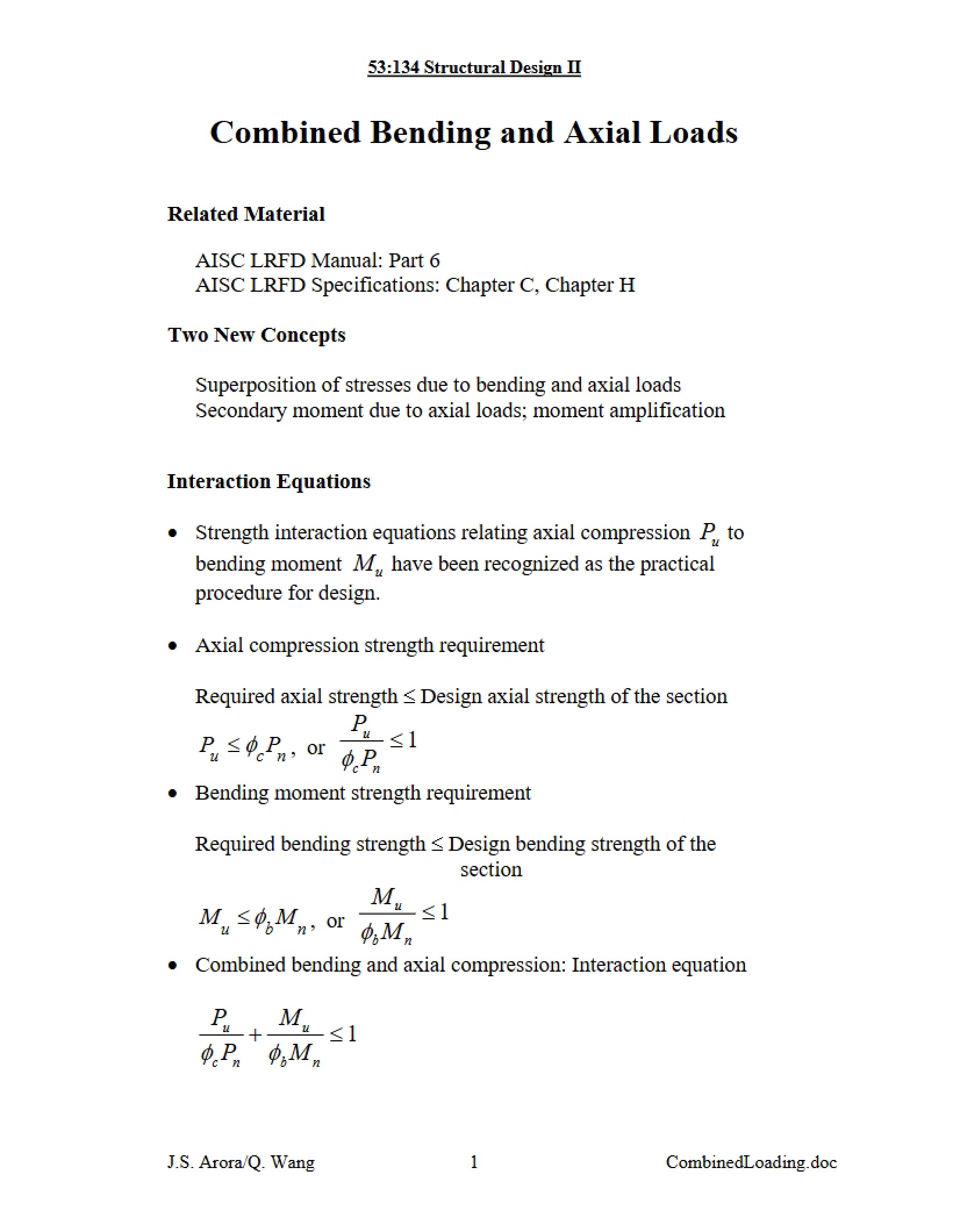 Advanced Structural Design