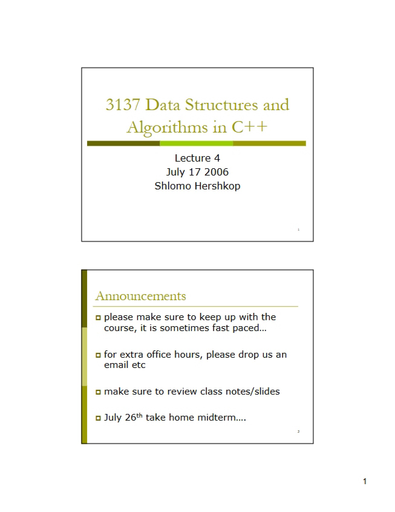 Algorithm Course Notes (3)