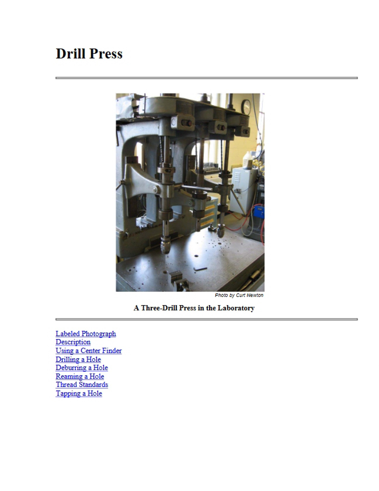 Drill Press Tools