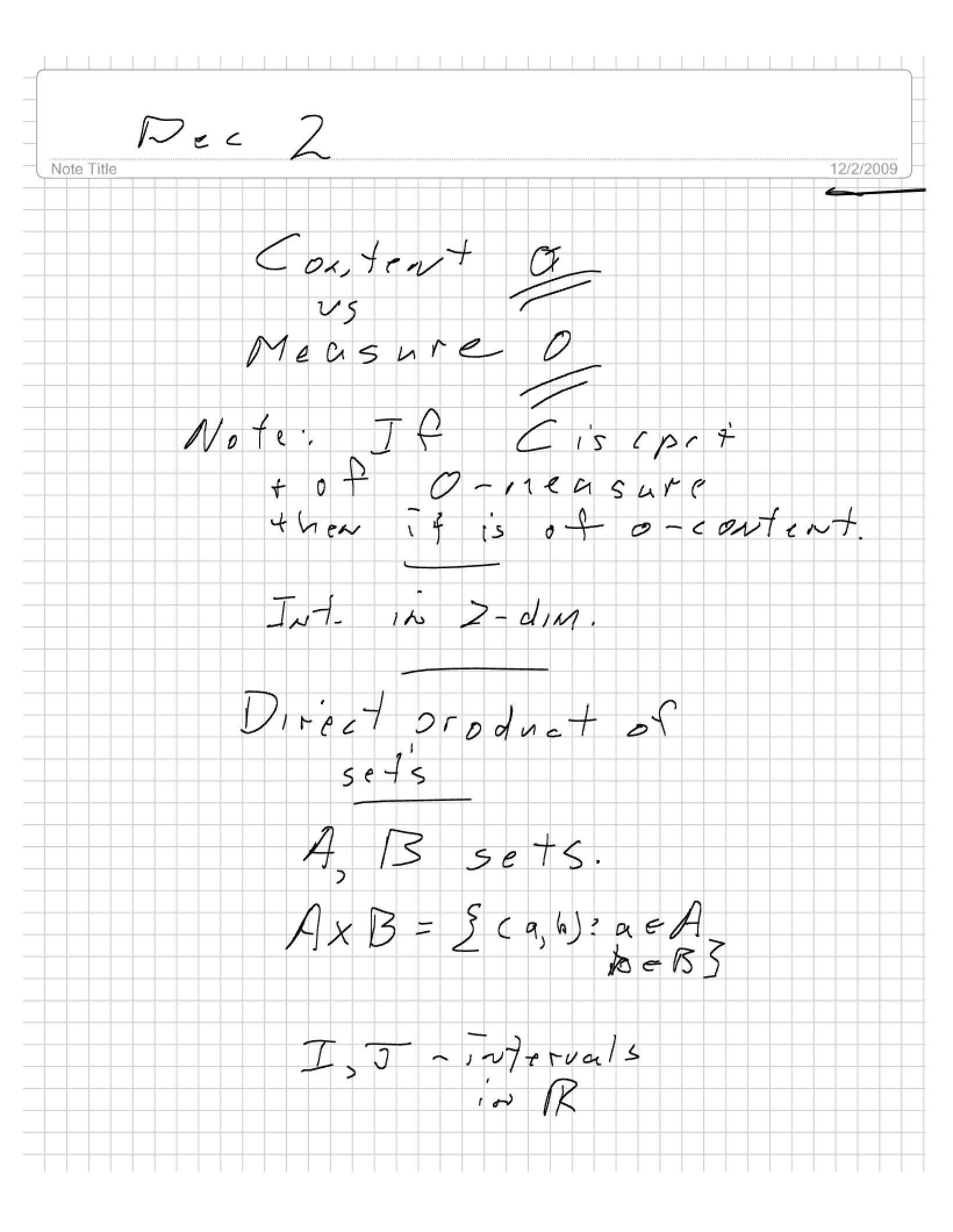 Lecture Notes on Advanced Calculus