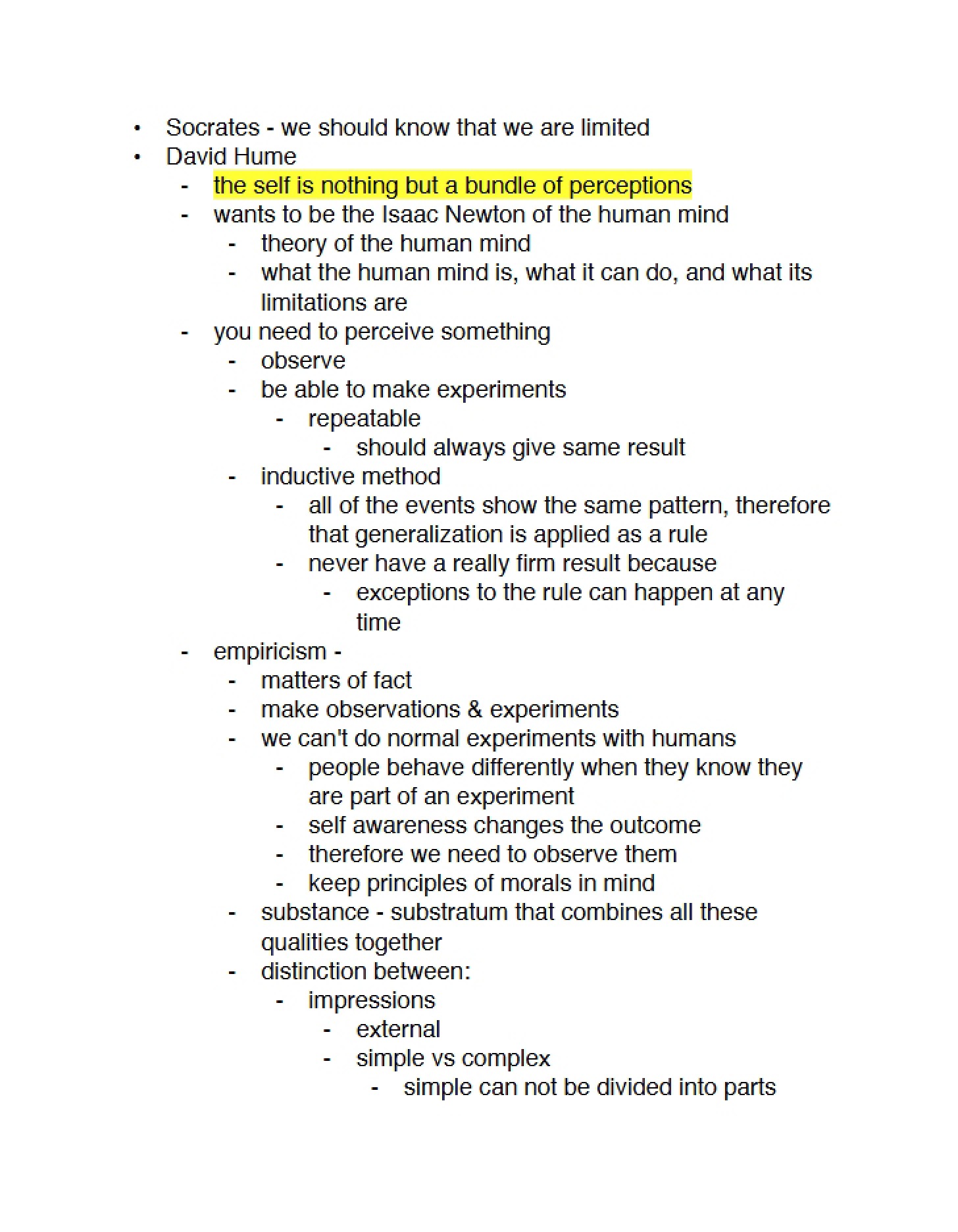 February 18th Notes