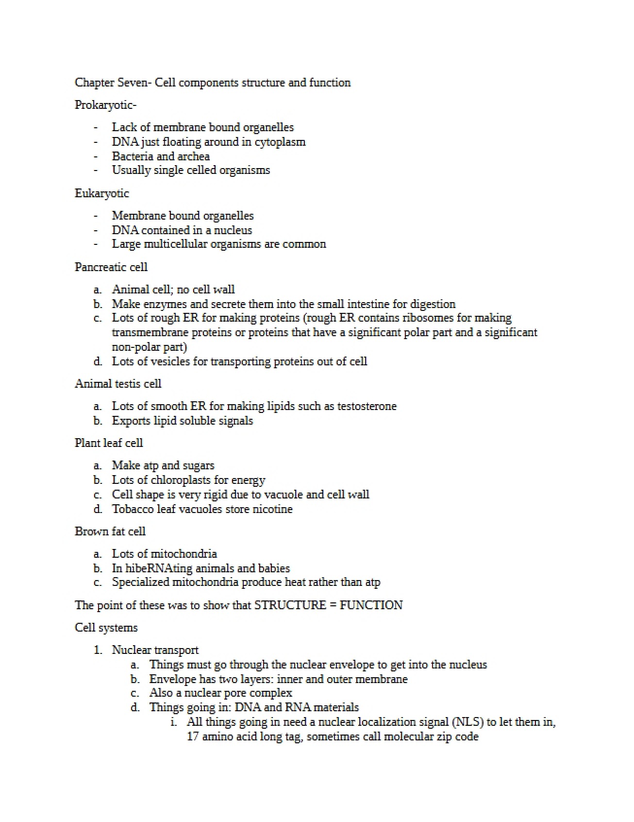 Lecture Notes from Feb 09