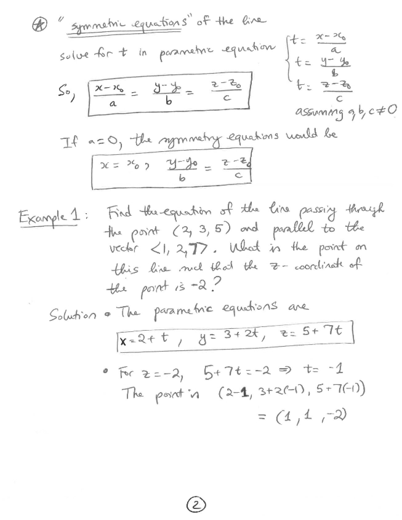 Supplemental Lecture Notes
