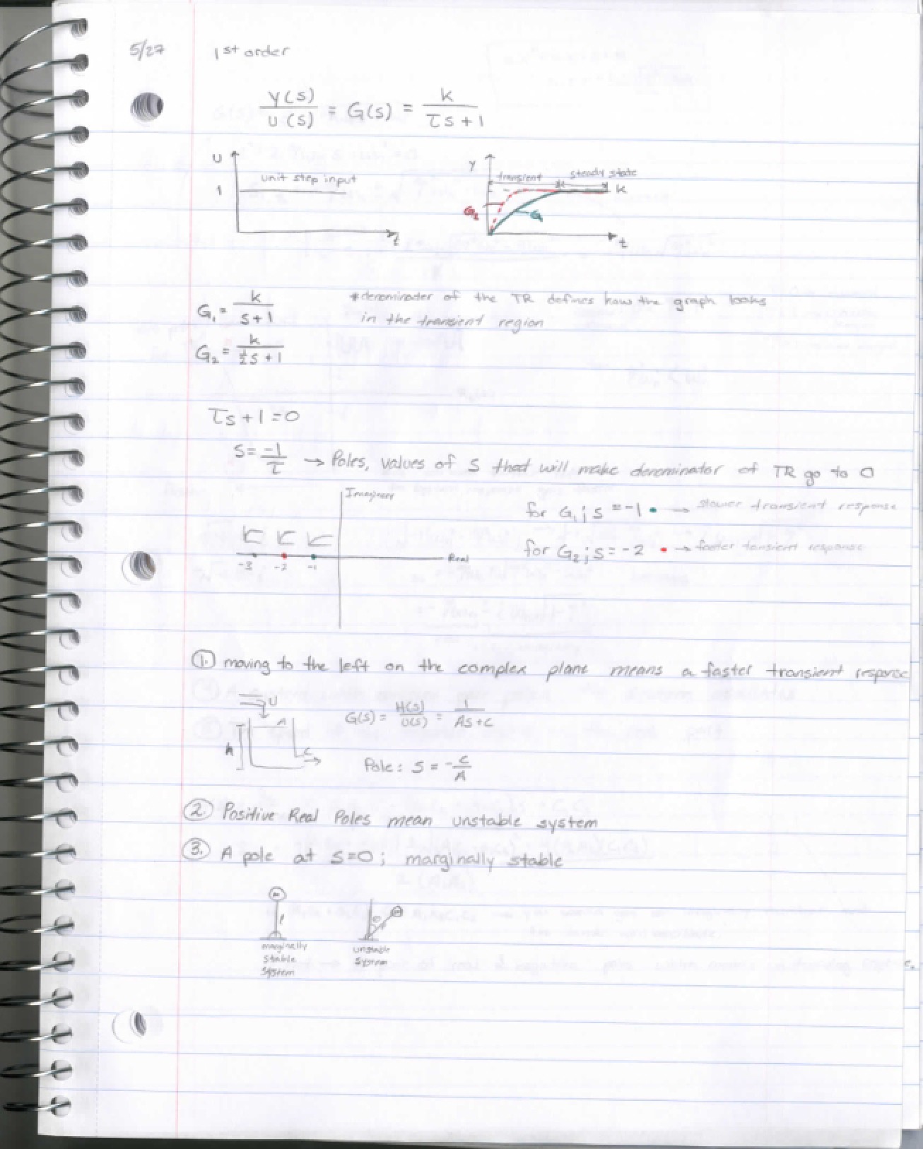Course Notes on Engineering Systems Modeling
