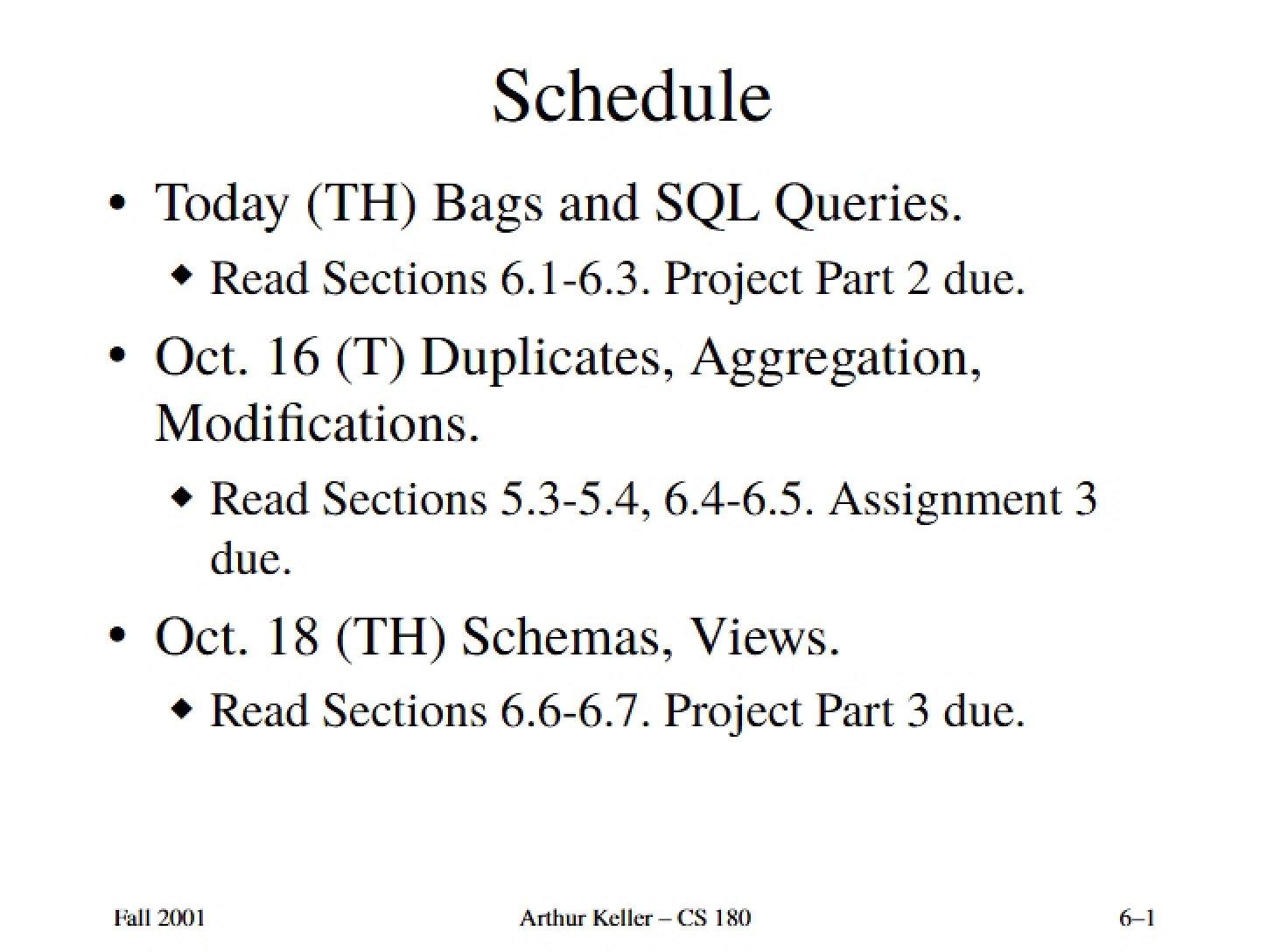 Notes Lecture Series