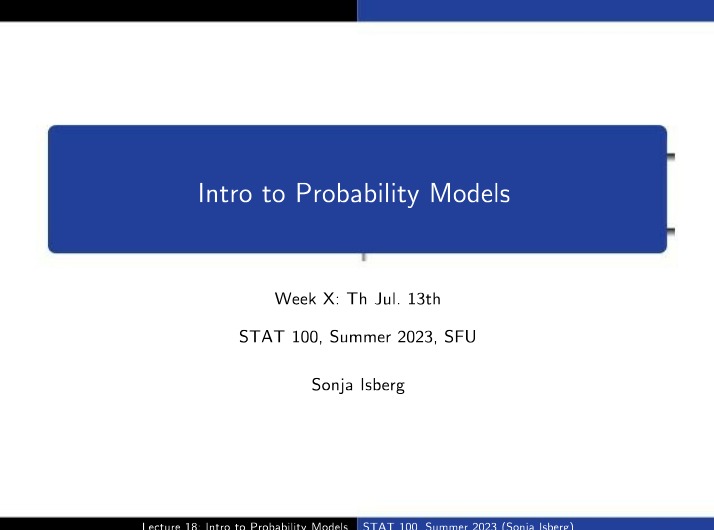 Statistics Lecture 18