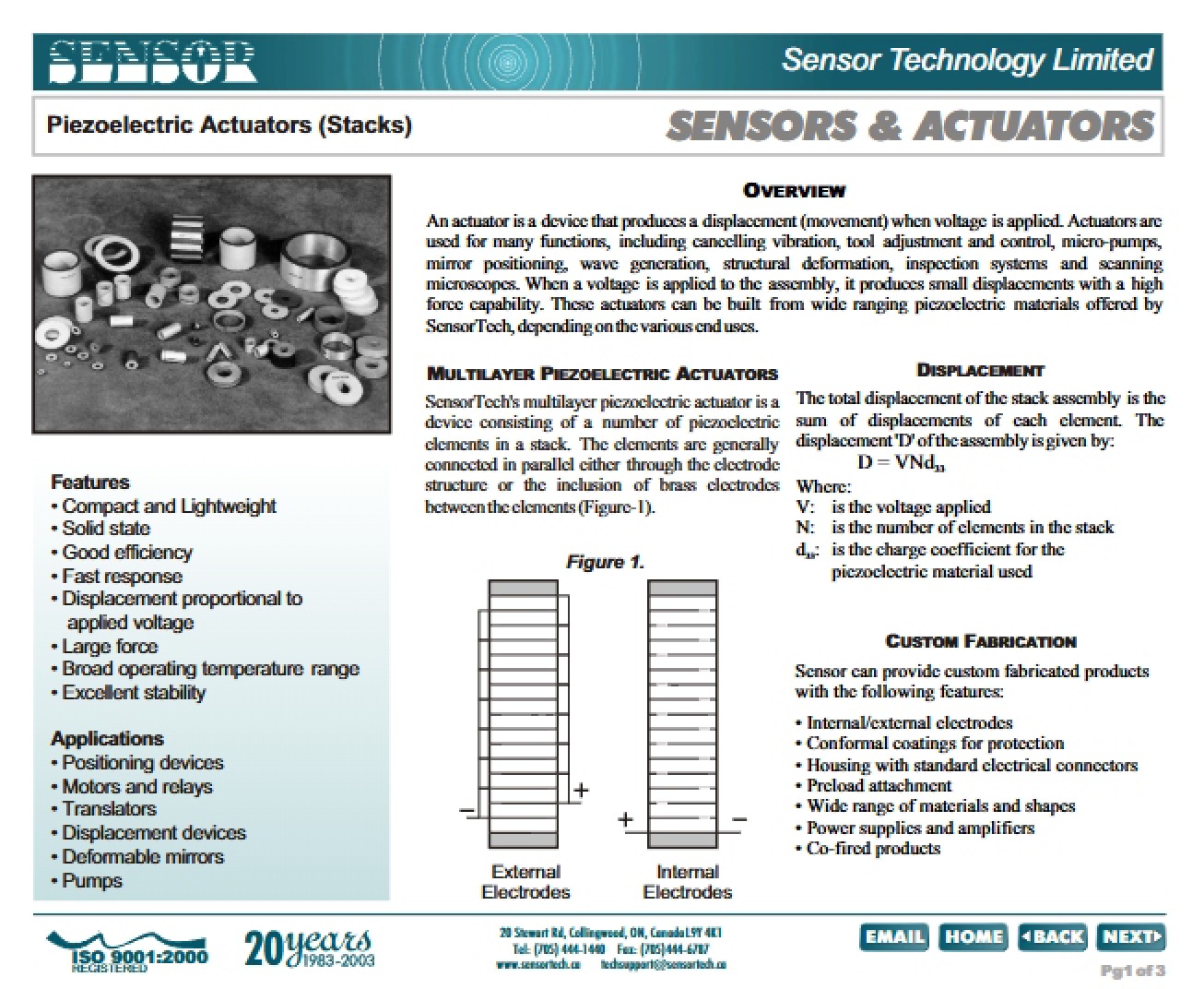 Introduction to Sensors and Actuators