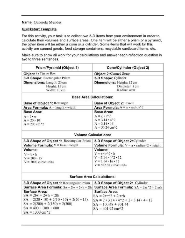 Activity 5 for Geometry