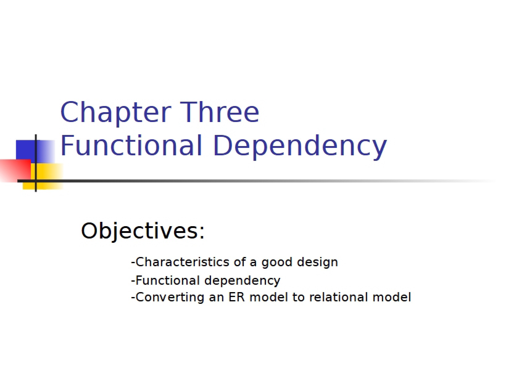Dependency (Functional)