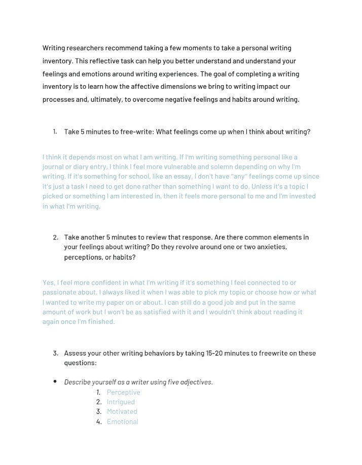 Writing Inventory - AndrewsRichardson EDFS201