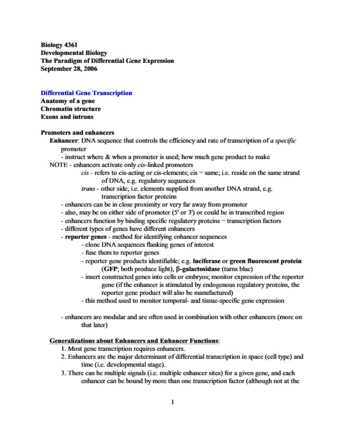 Differential Gene Expression Paradigm