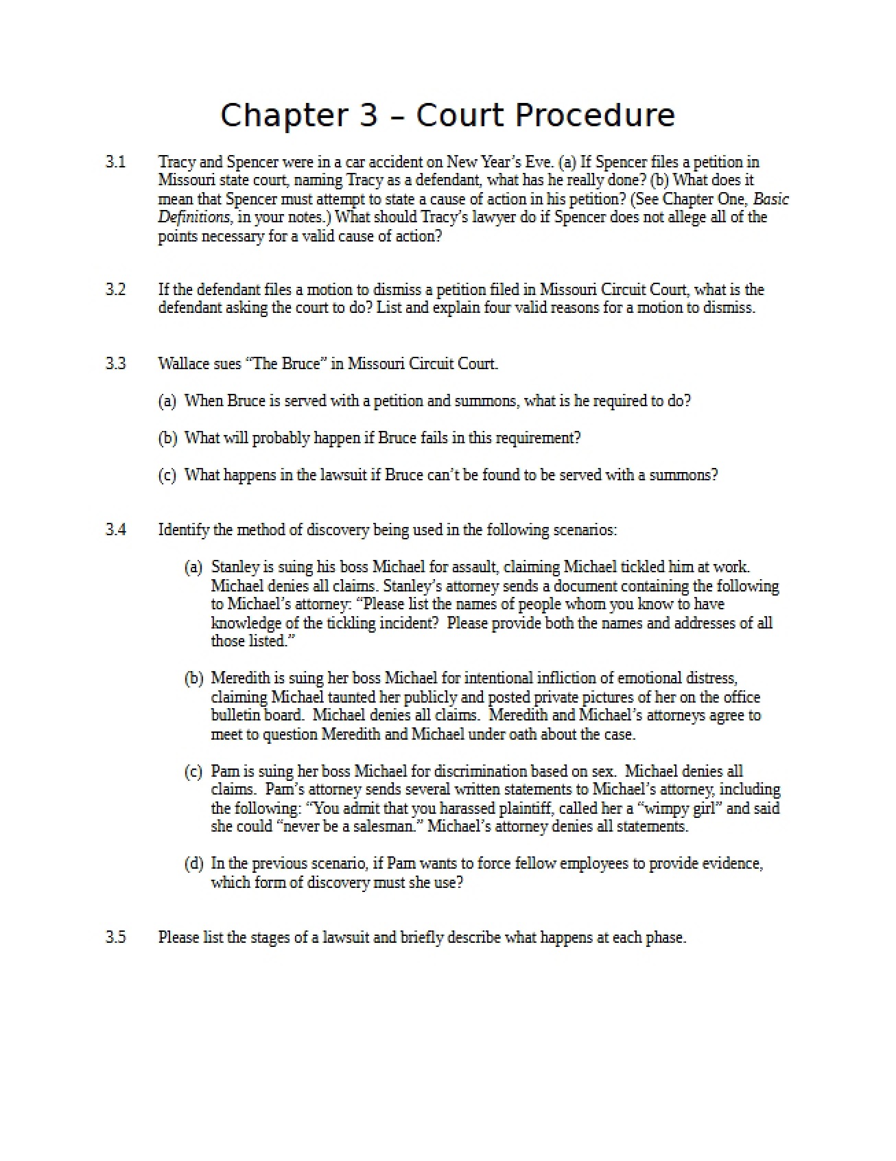 Chapter 3 Study Questions