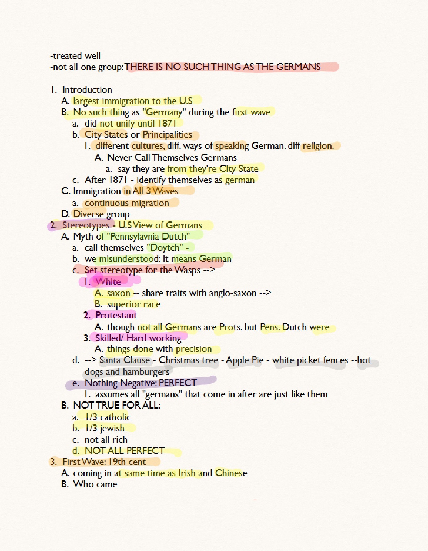 Academic Subject Notes