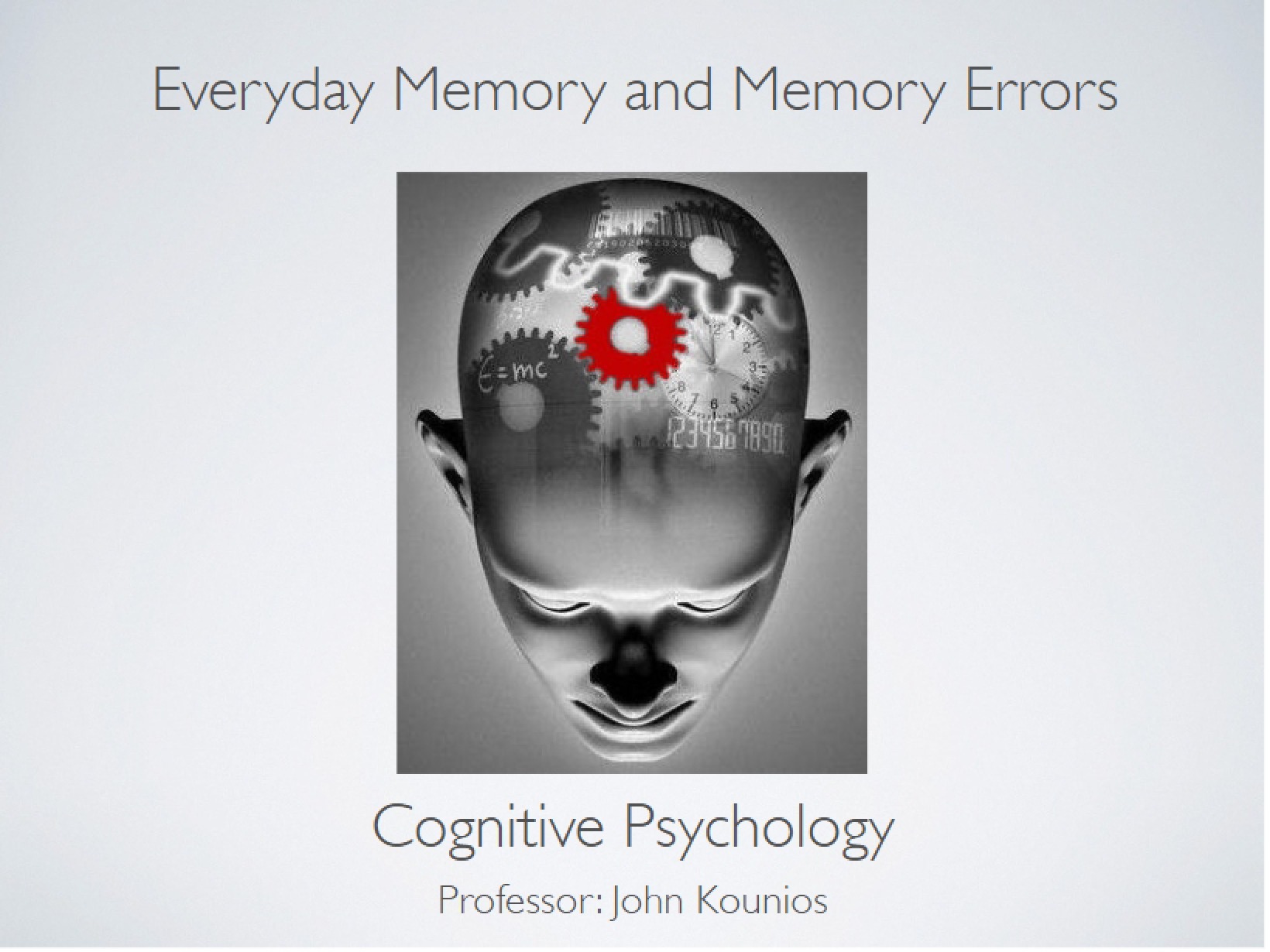 Memory in Everyday Life A