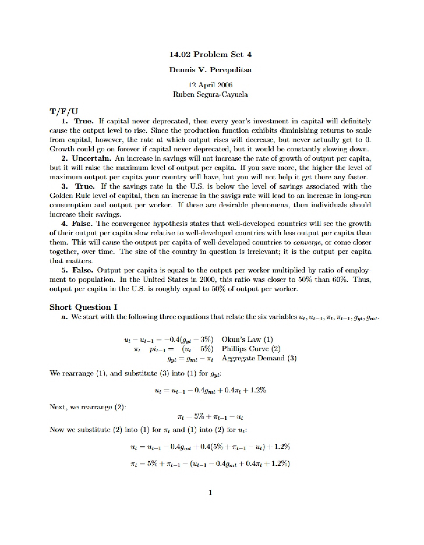 Set 4 Problems