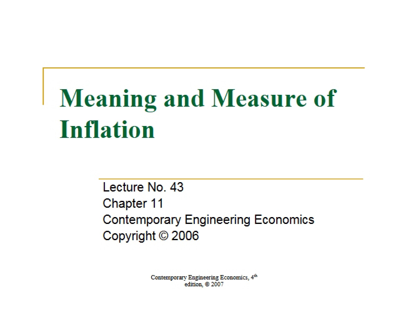 Engineering Economic Analysis Chapter Eleven