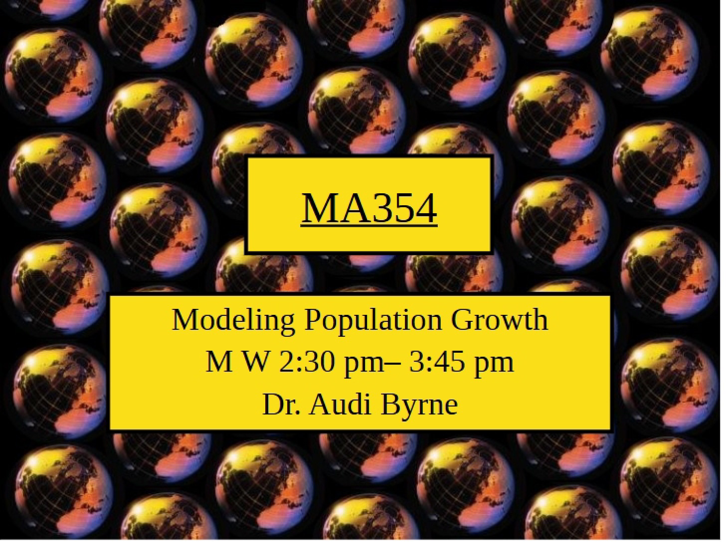 Population Growth Modeling
