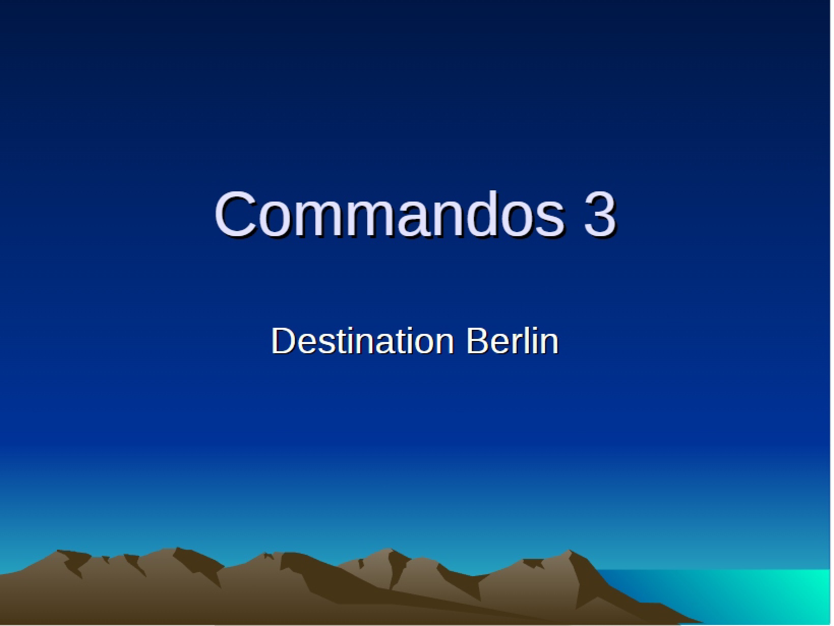 Destination Berlin Commandos 3