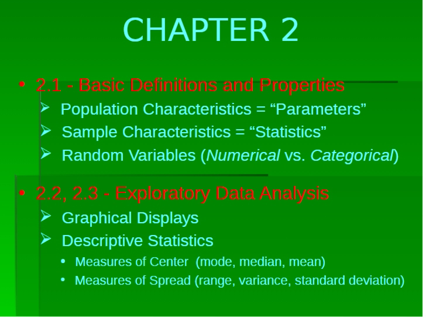 Section 2.1
