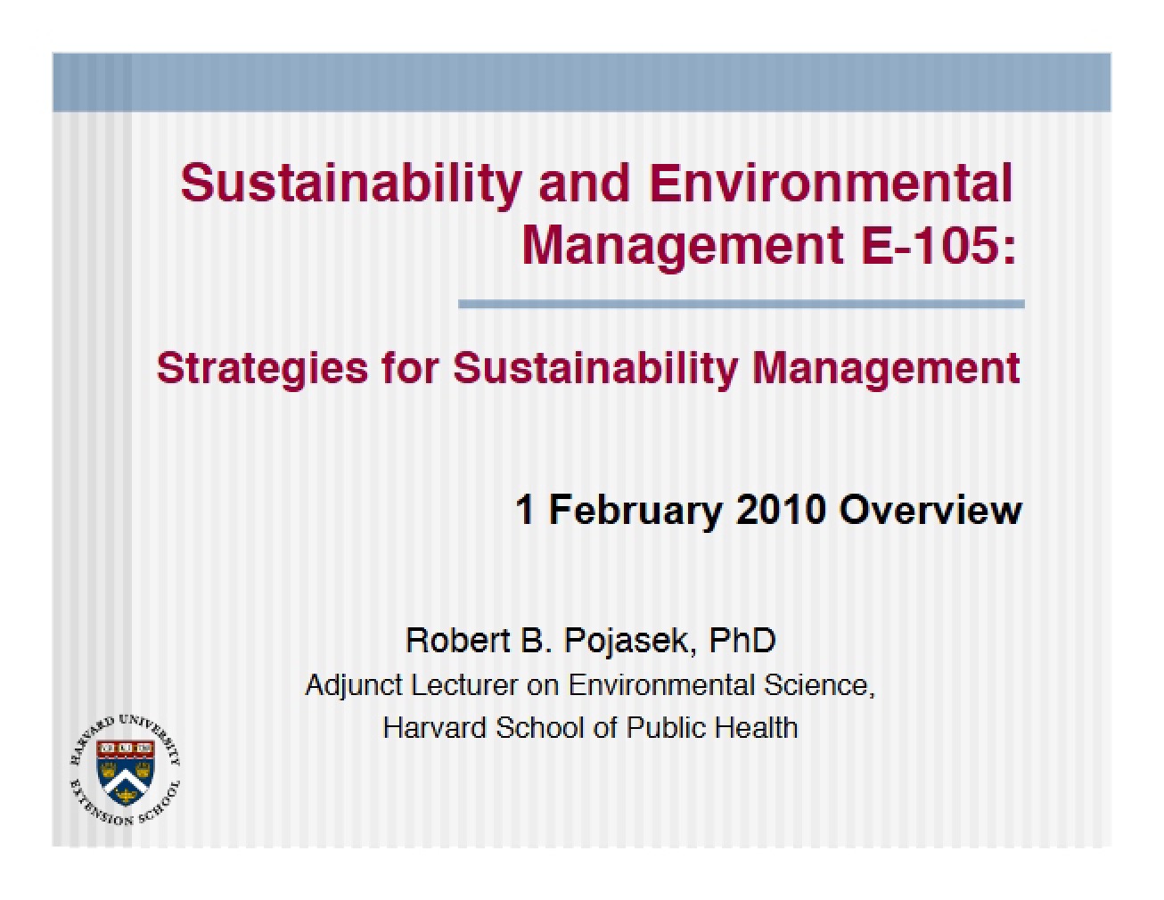 Sustainability Management Strategic Approaches