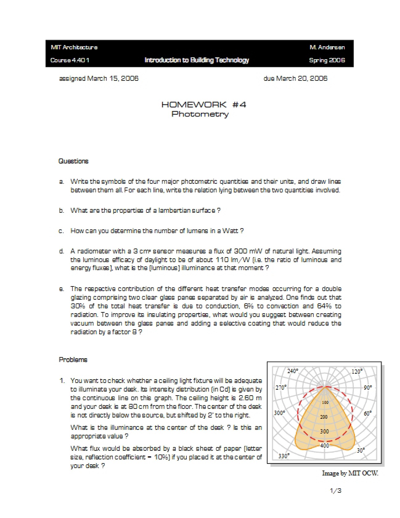 Architectural Systems Assignment
