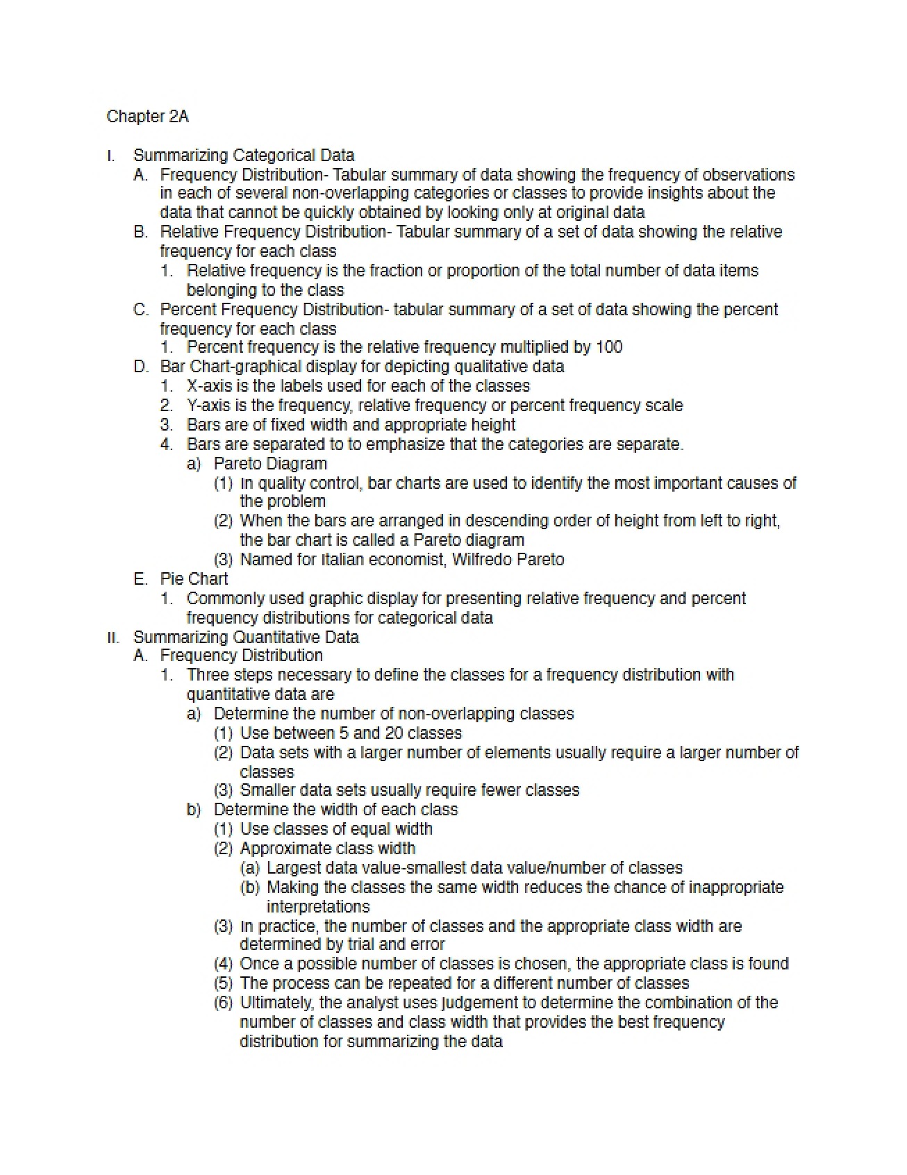 Second Chapter of Business Analytics I, Part A