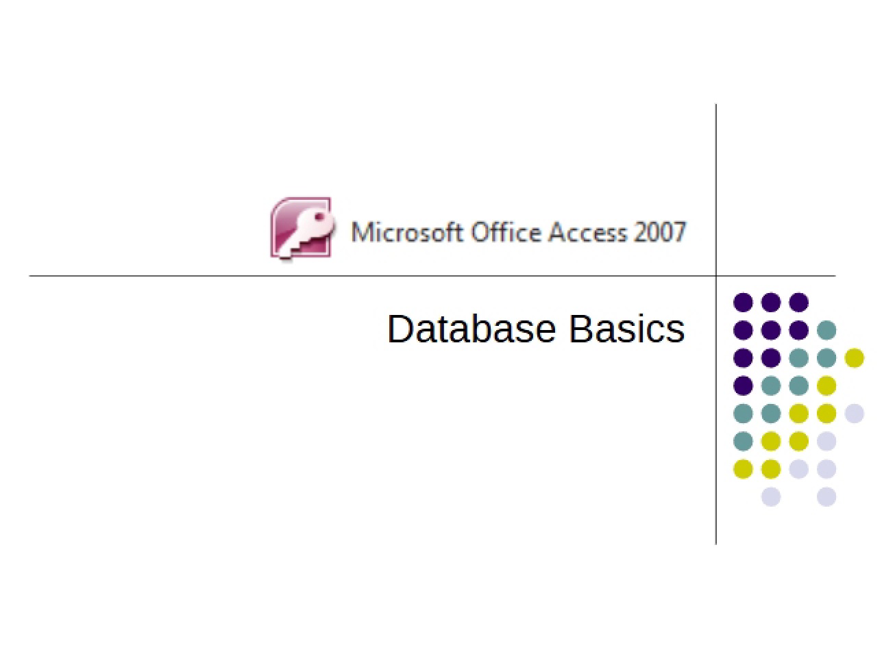 Microsoft Access 2007