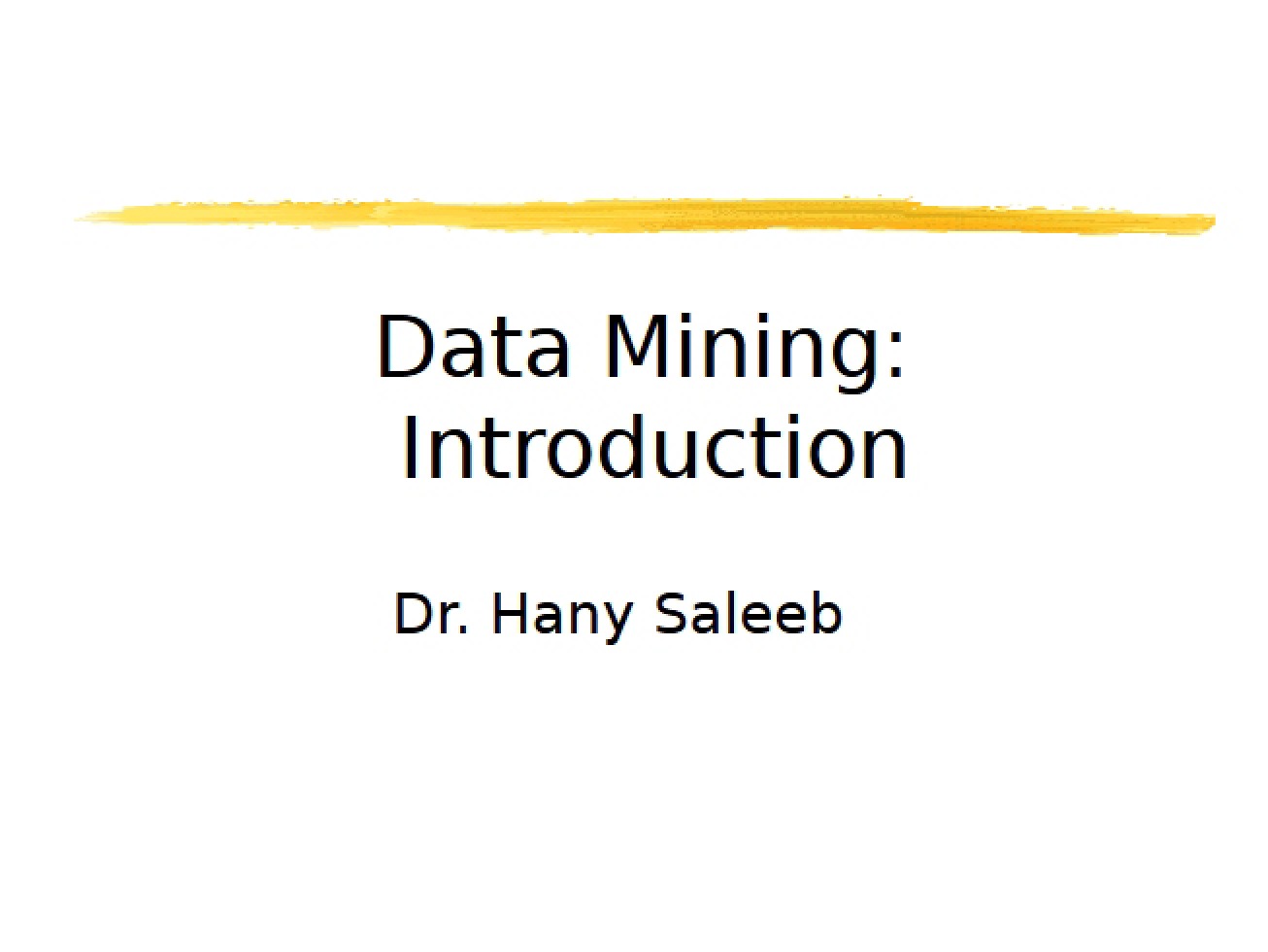 Introduction to Data Mining