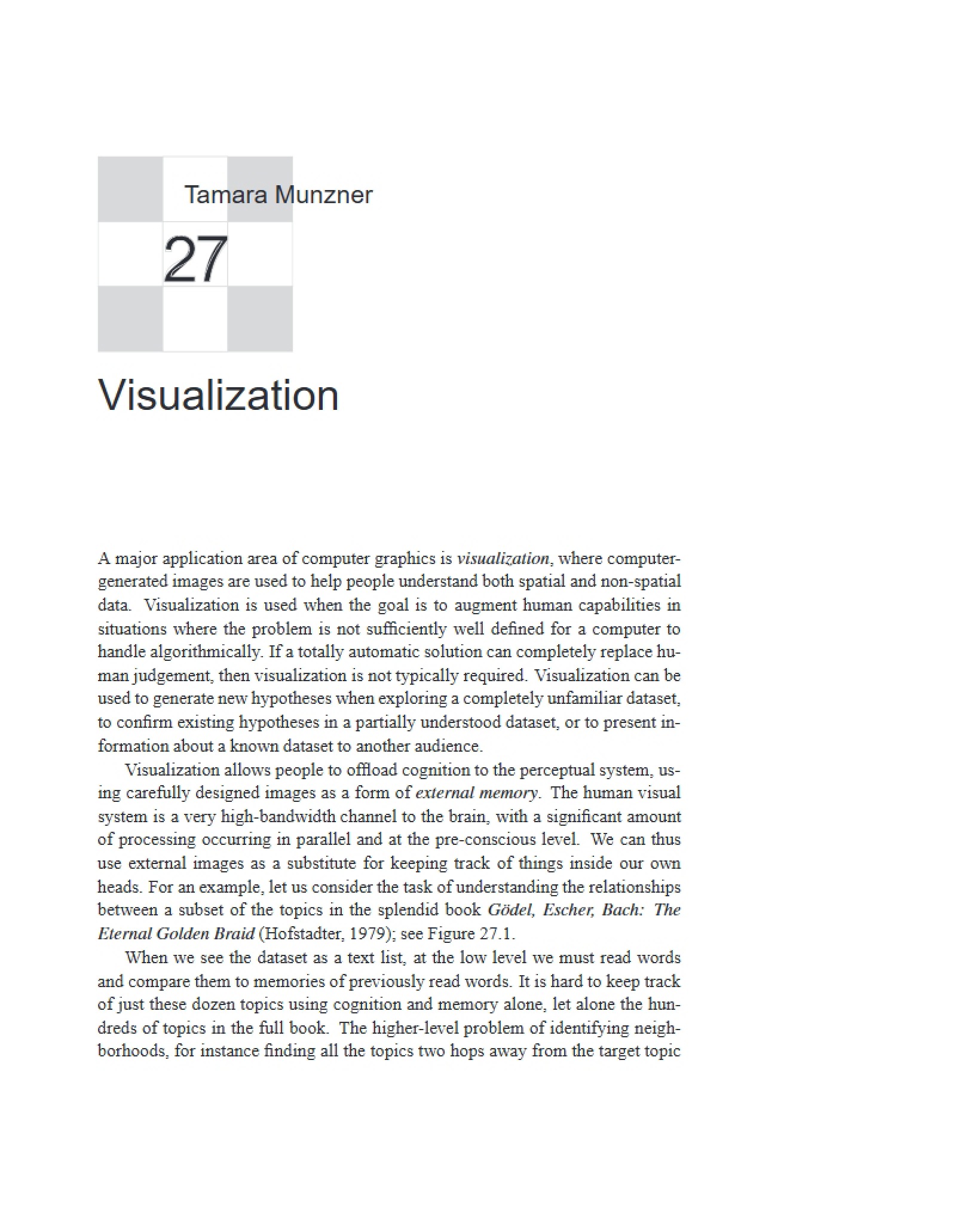 Visualization in Science Study Guide