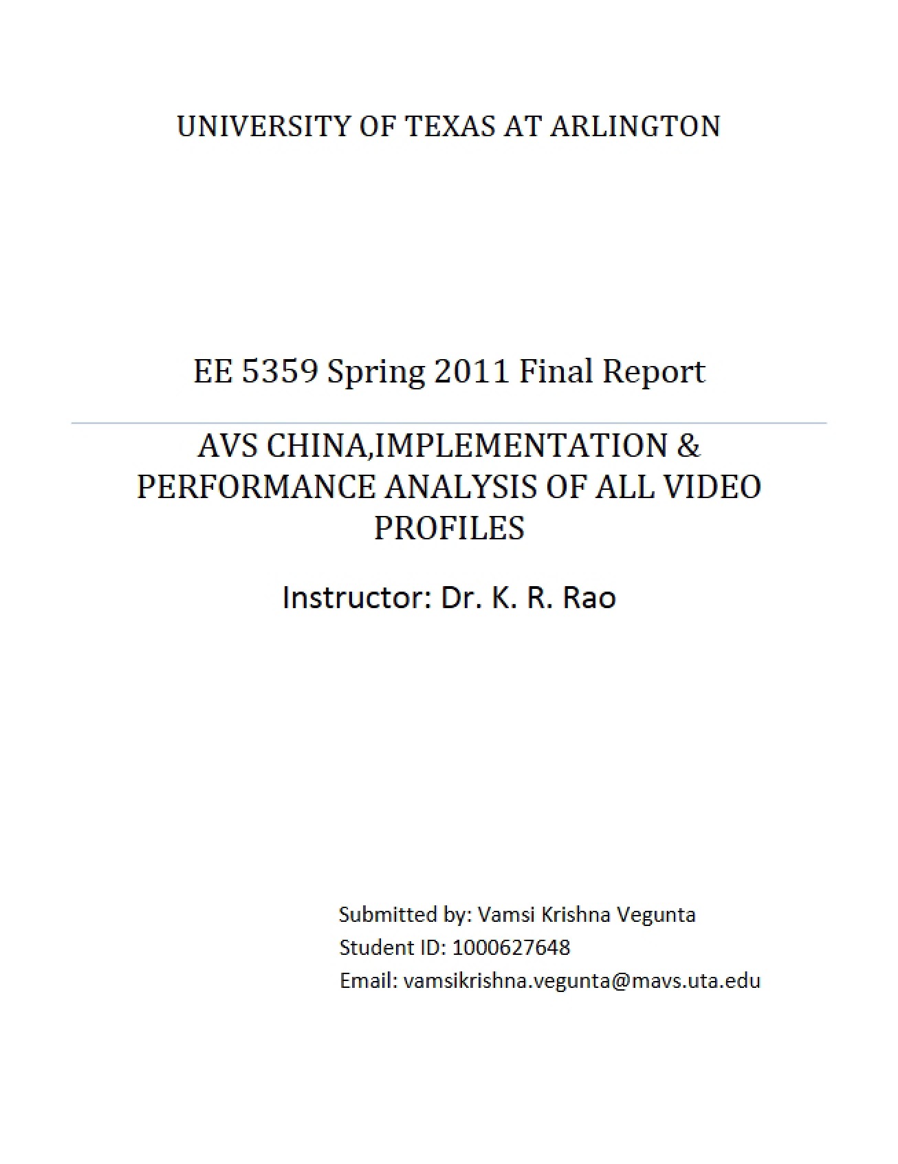 Report Final