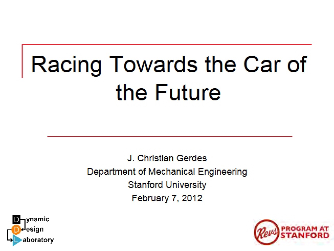 Race to Develop the Car of the Future