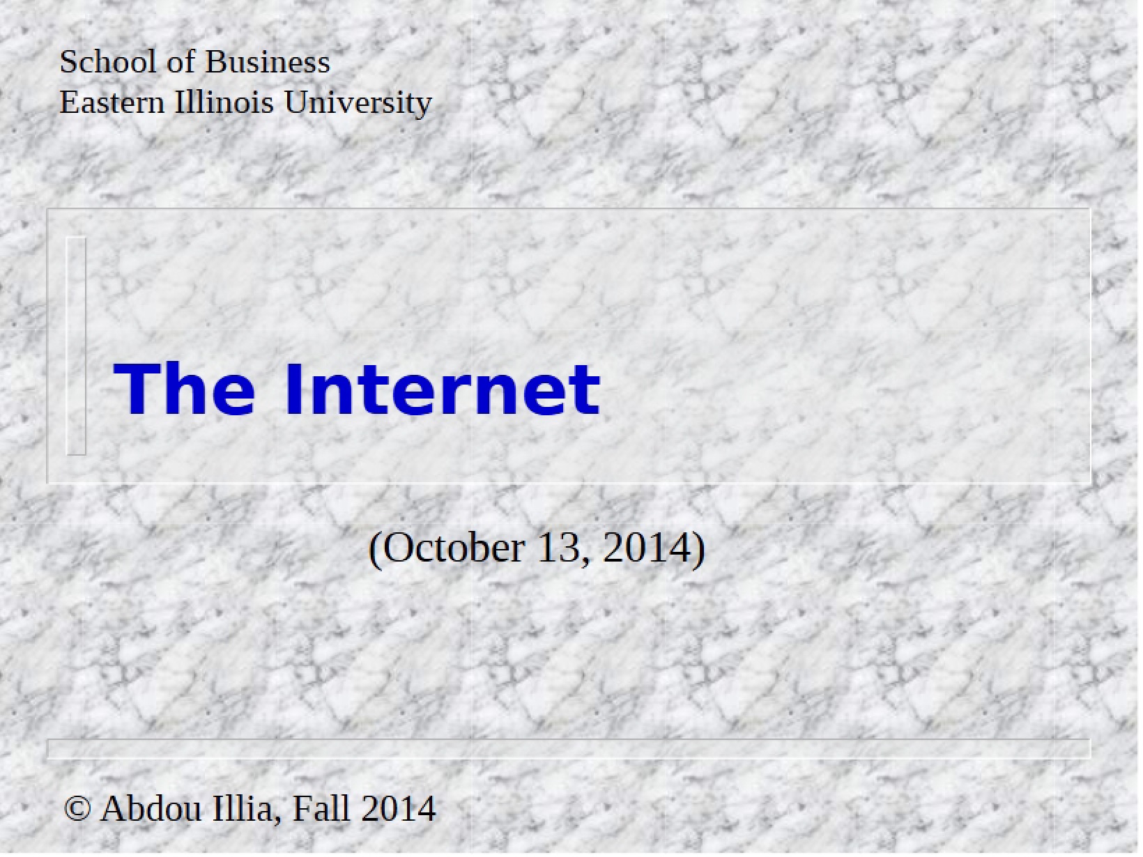 Internet Guide for Networking