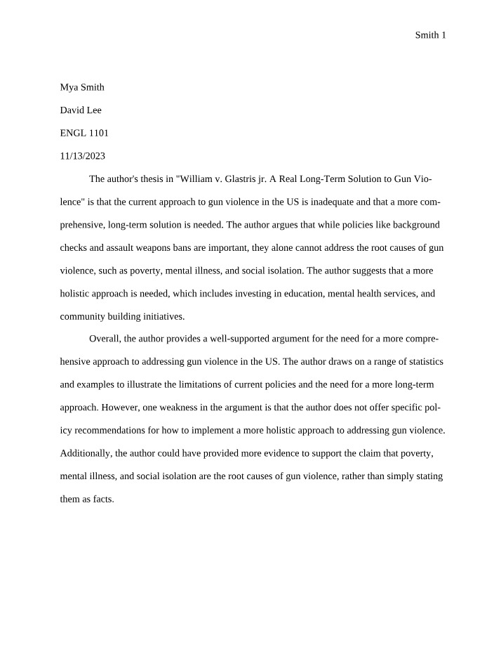 Reading Response for Chapter 14