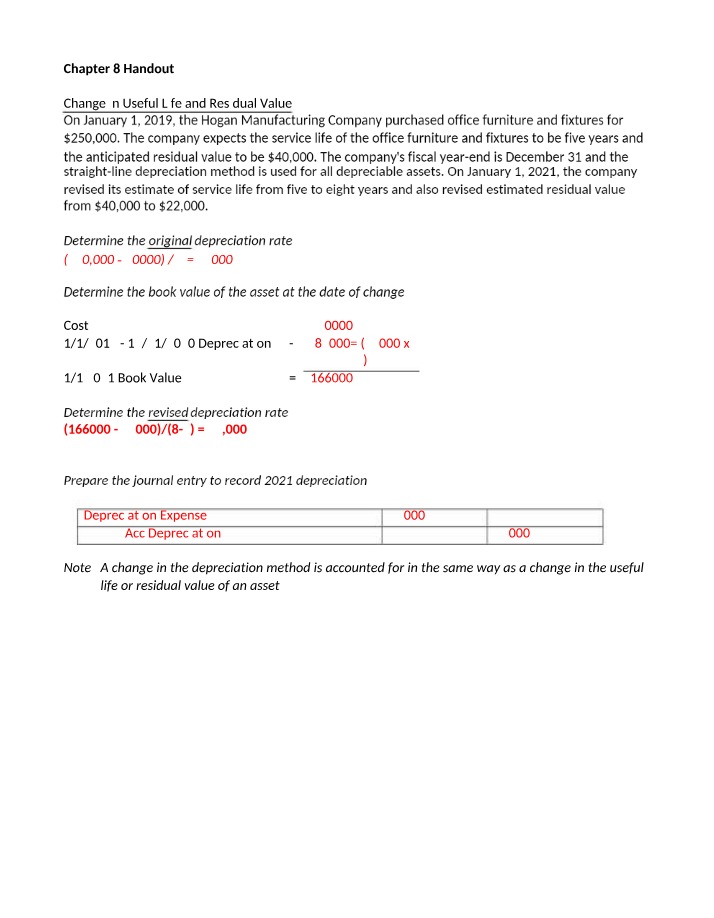 Handout 2 for Chapter 8