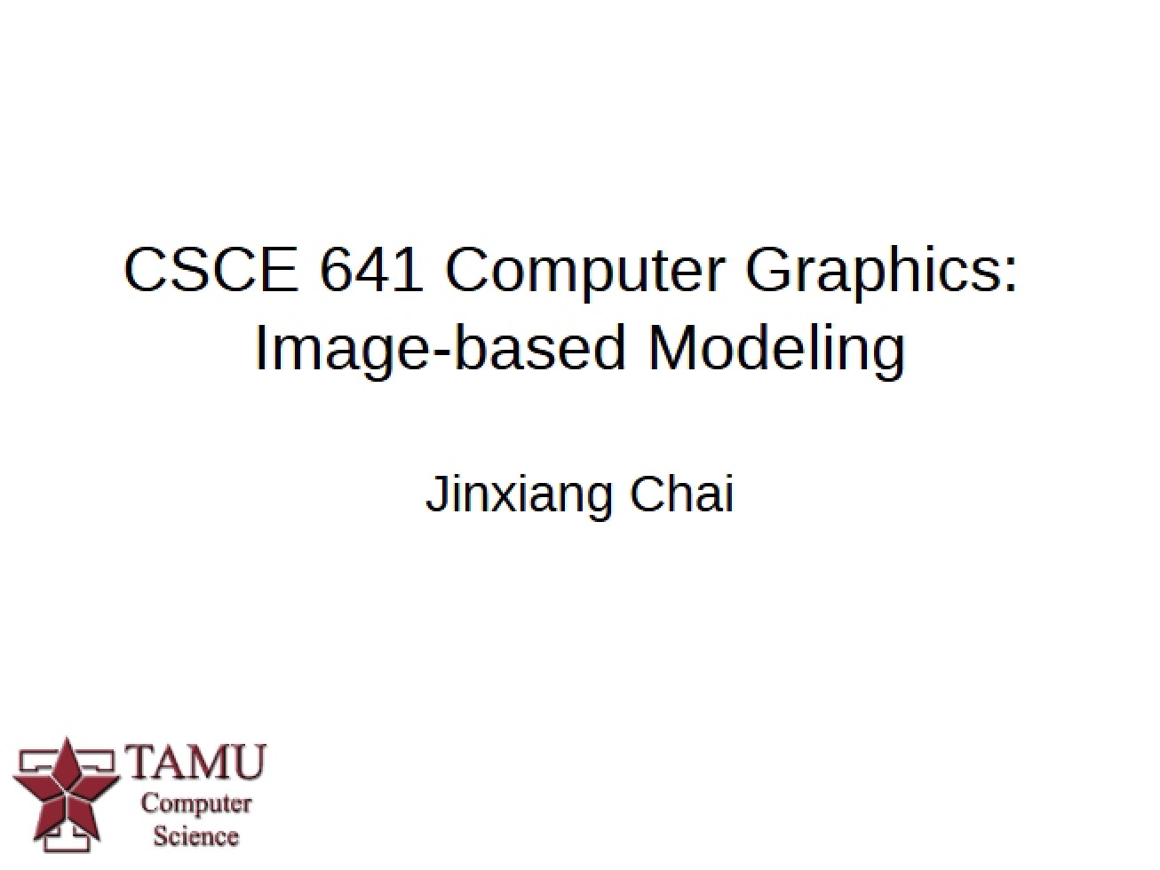 New Tenth Lecture on Computer Graphics