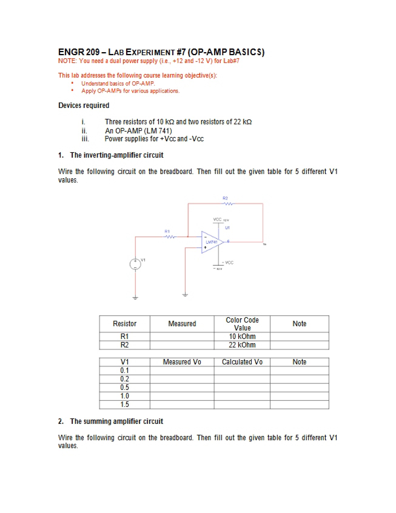 Lab Experiment Seven