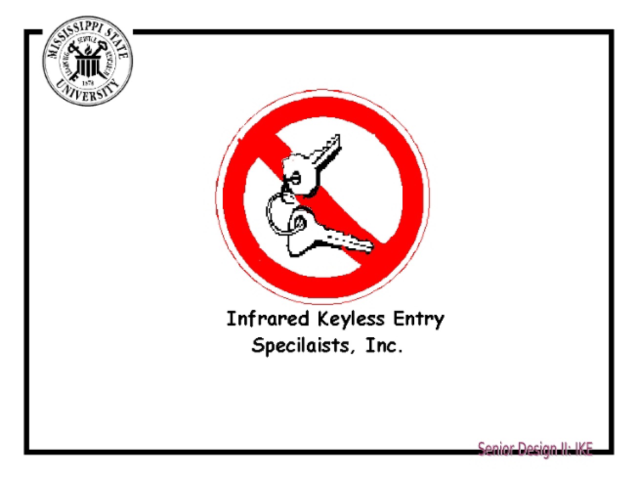 Keyless Entry via Infrared