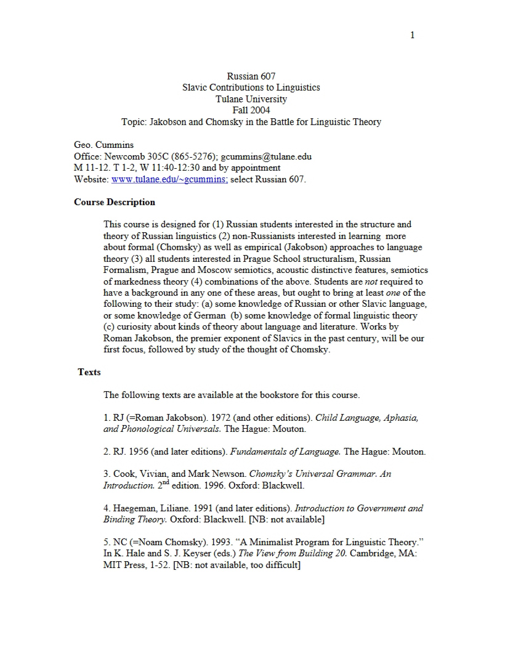 RUSS 607 Syllabus