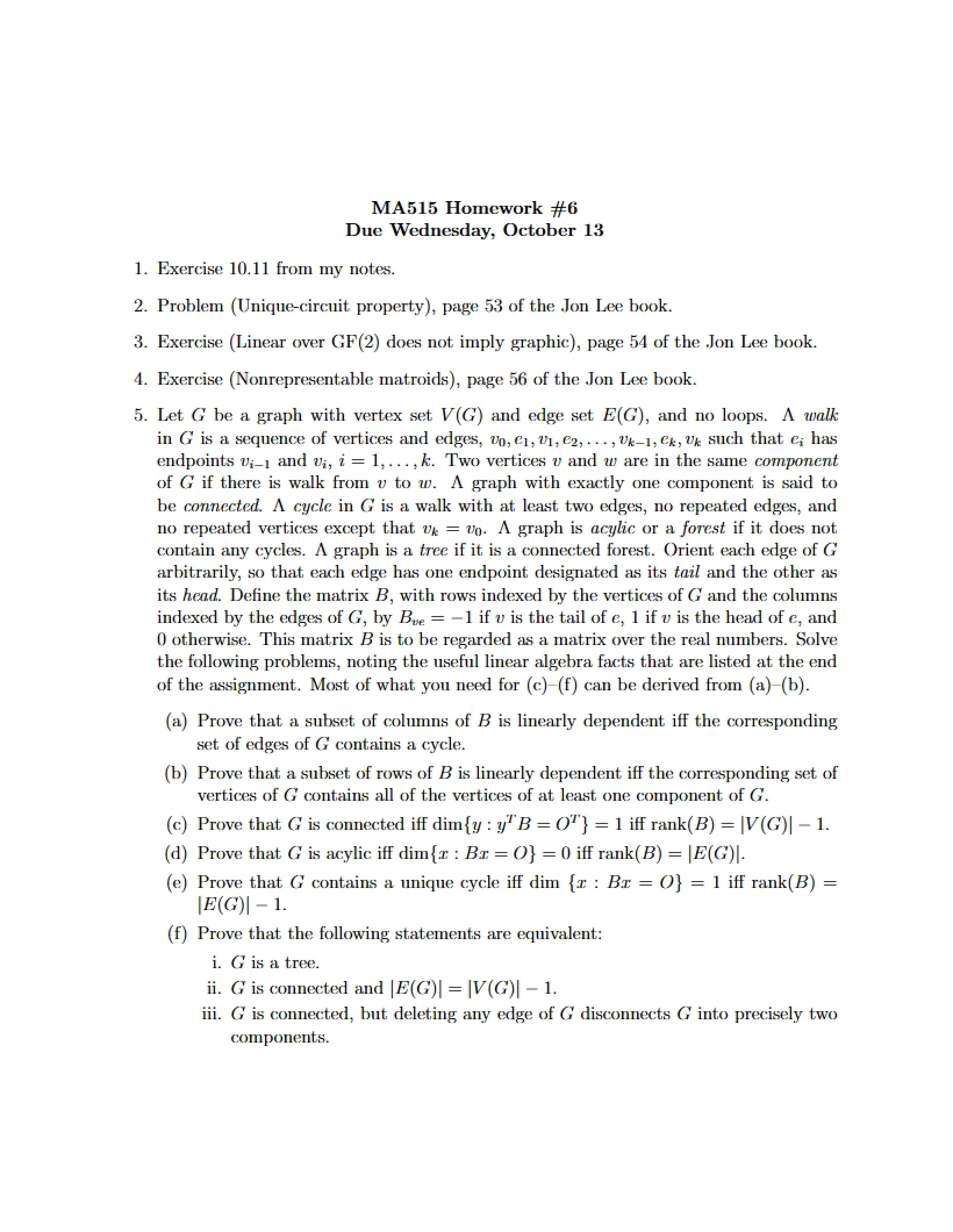 Homework 6 (MA515)