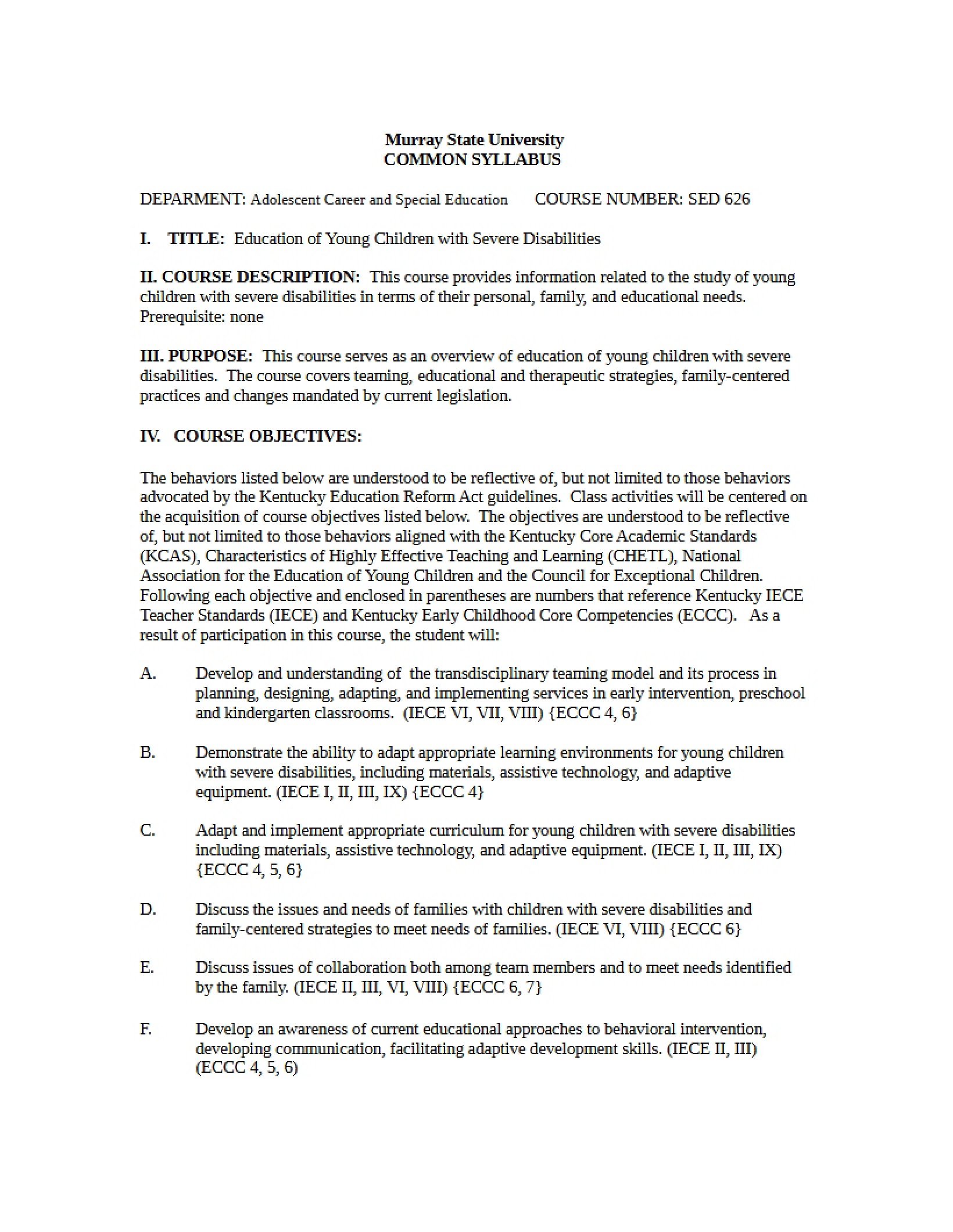 Syllabus