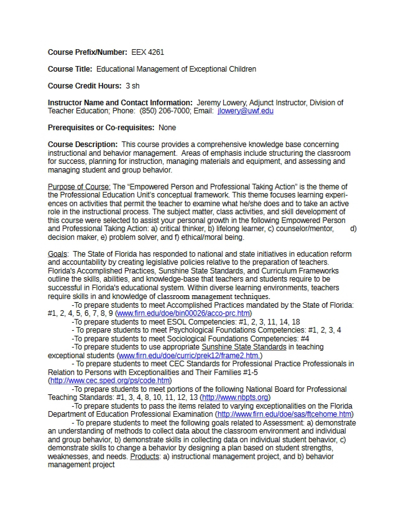 Course Description