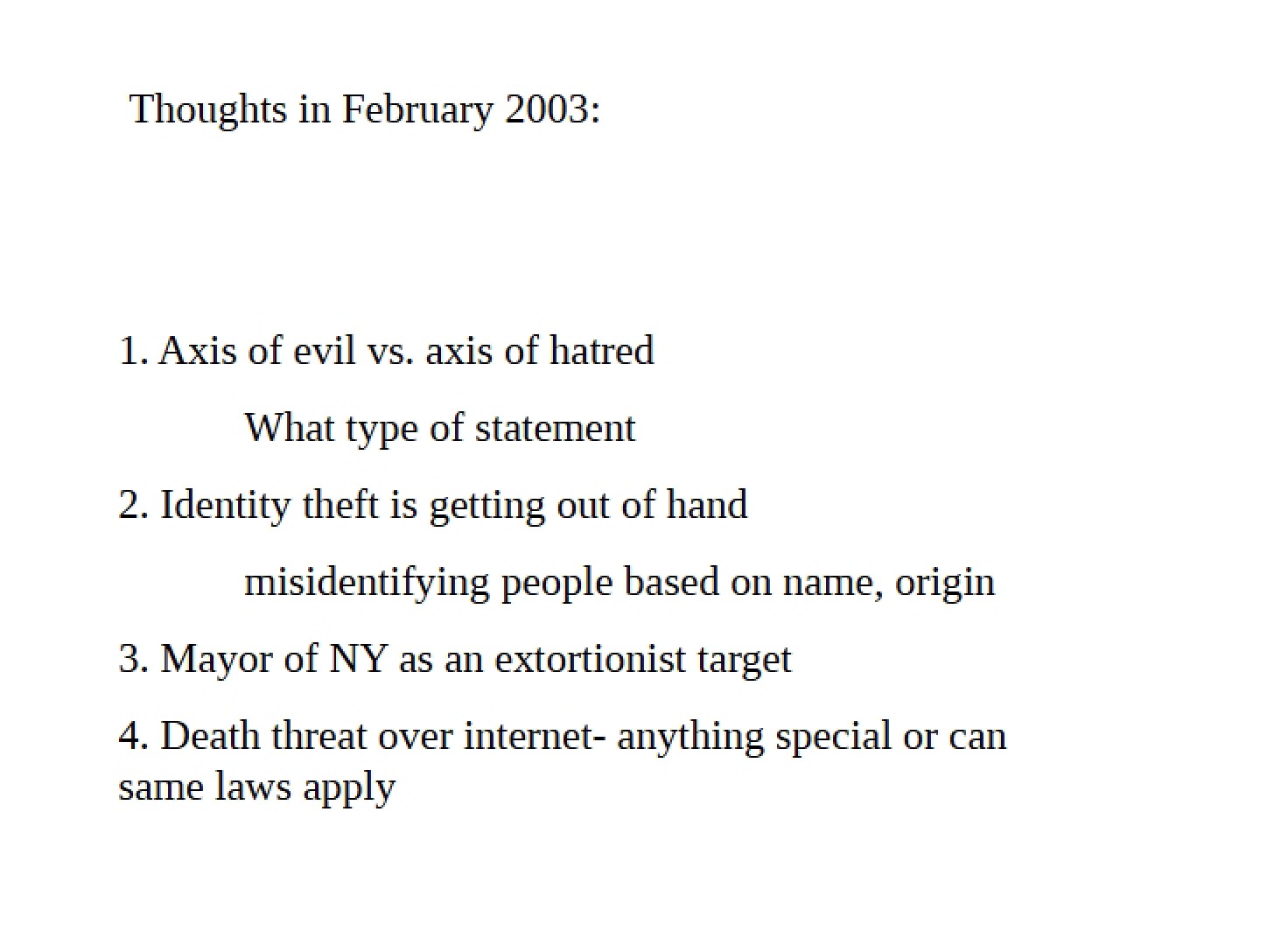 Ethics Overview
