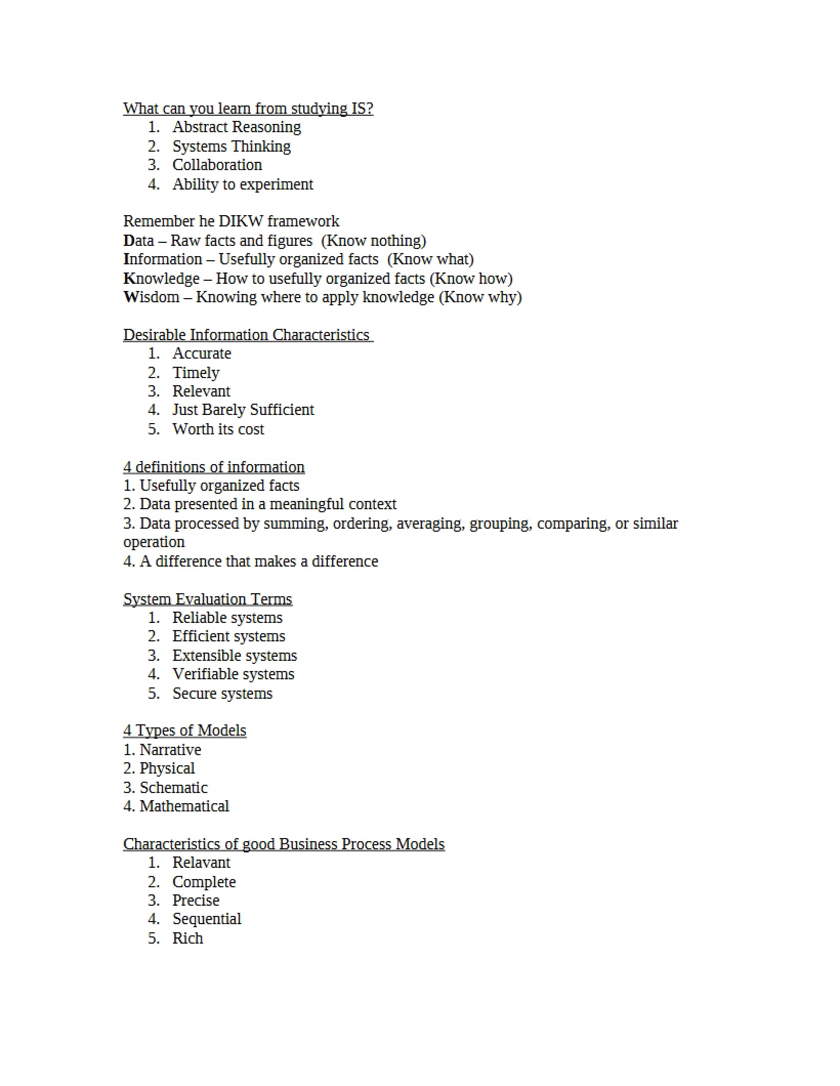 Applications and Implications Lecture Note