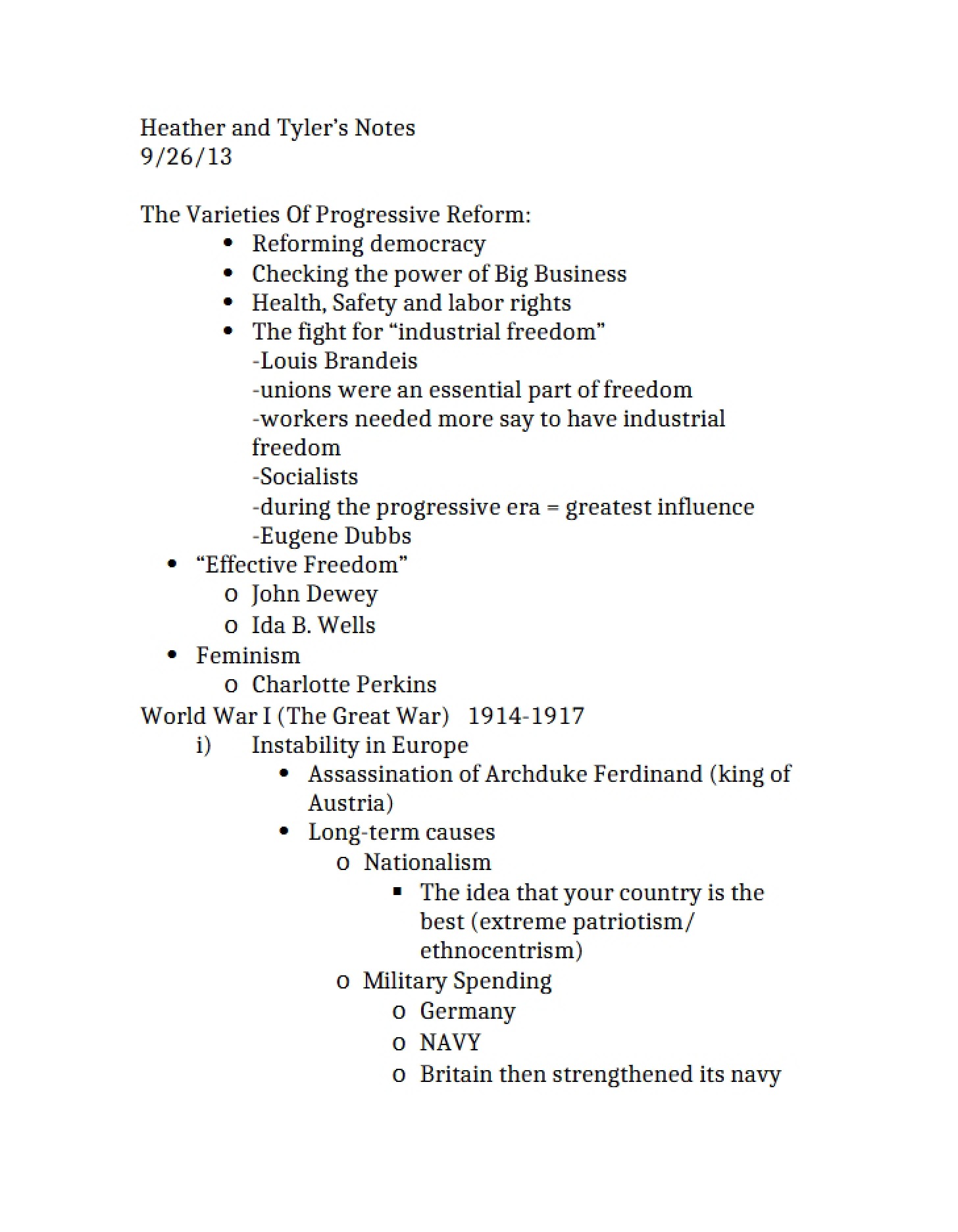Progressive Reform Varieties
