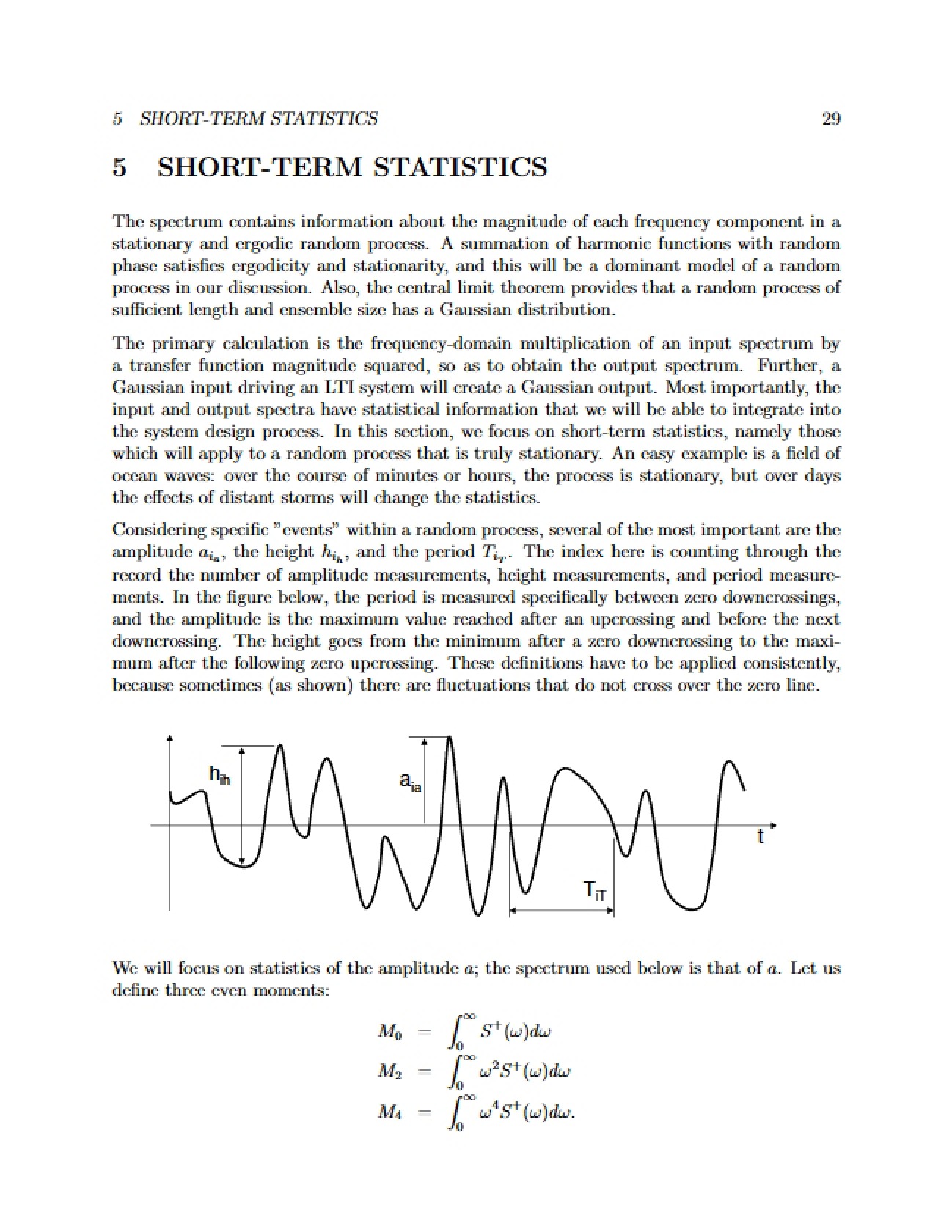 Statistics: Short-Term