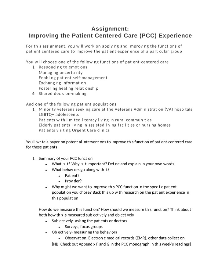 Enhancing Patient-Centered Care