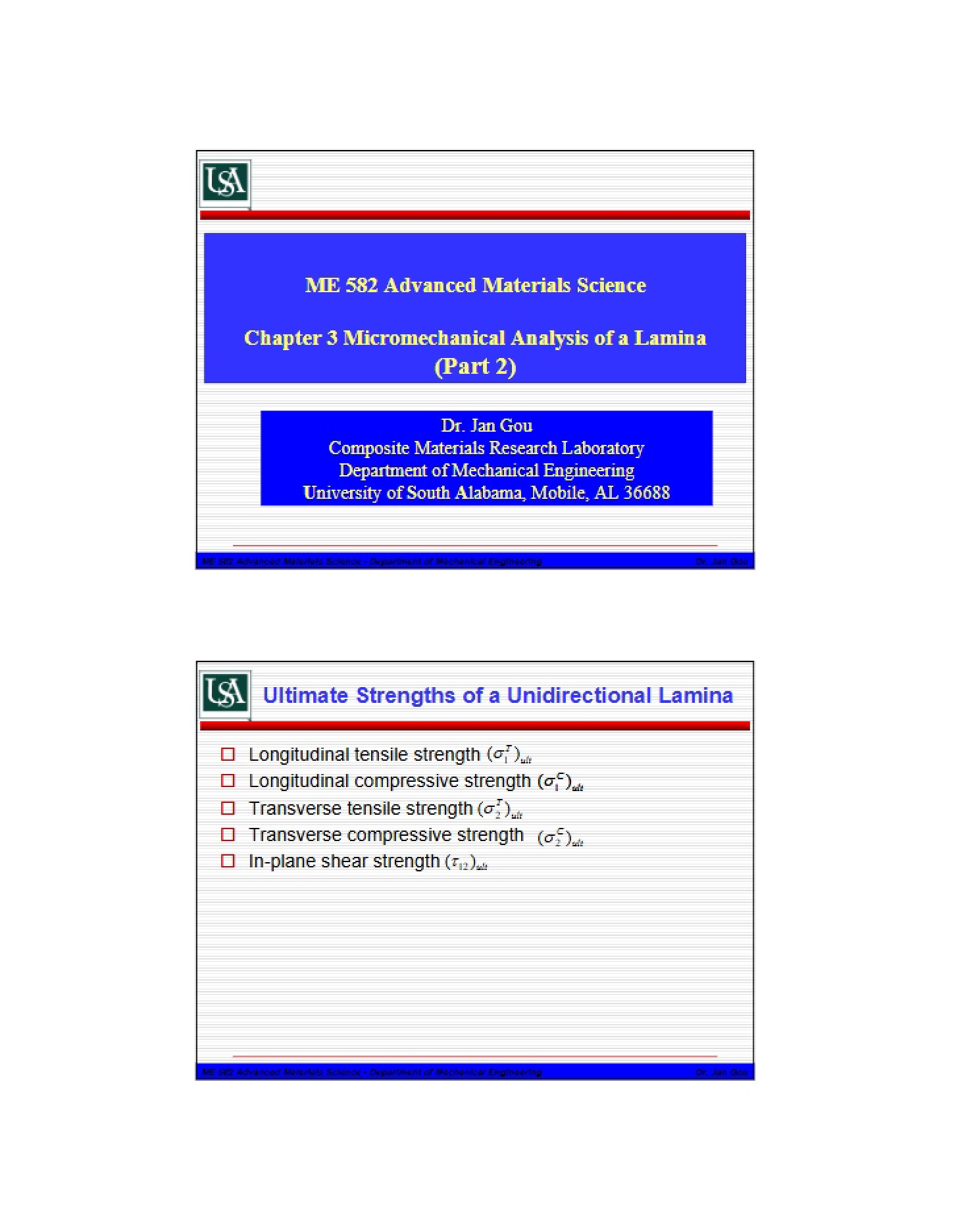 Part Two Chapter Three Micromechanics