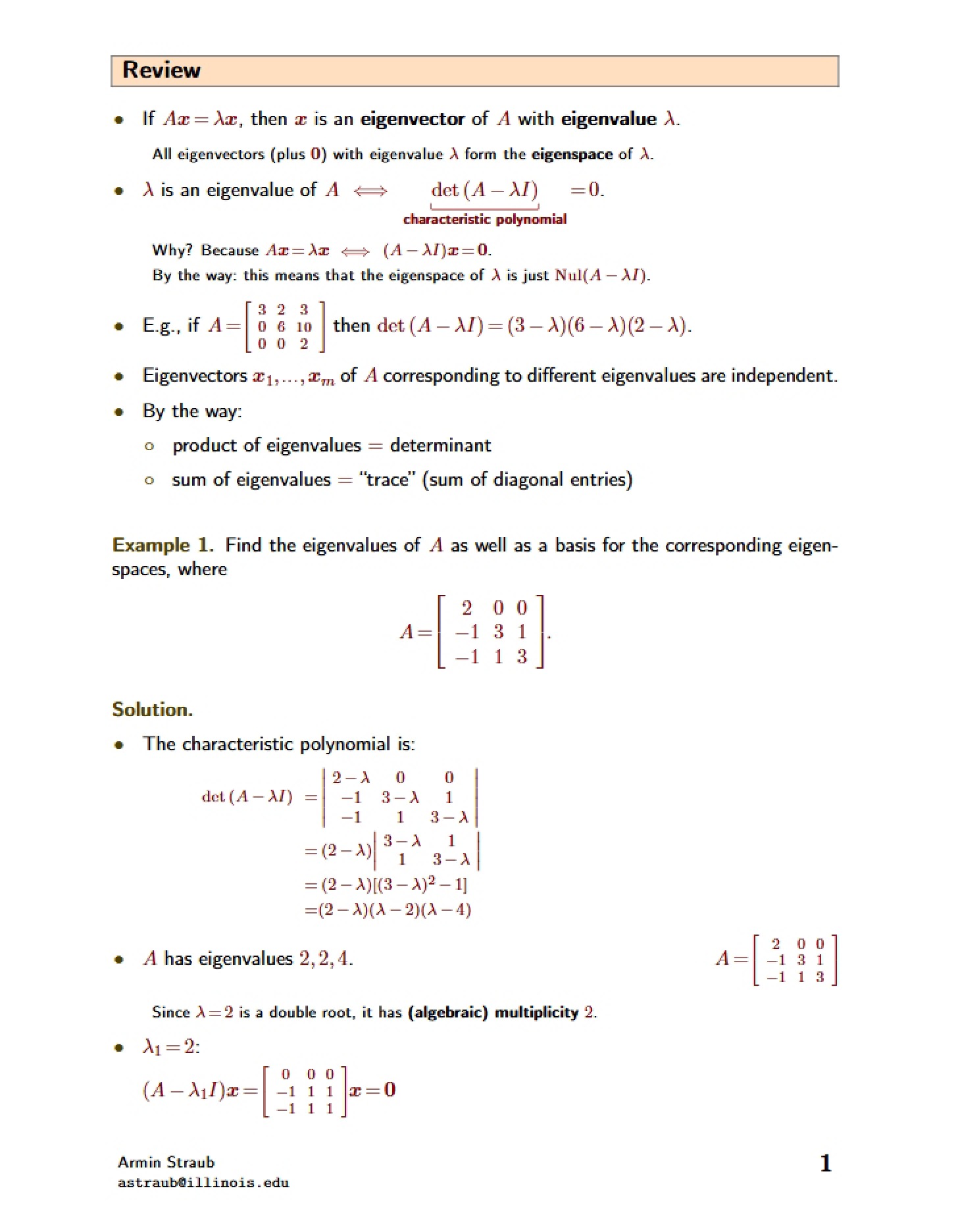 Class Notes 33