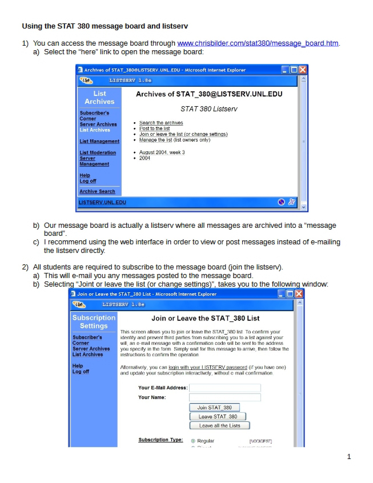 Statistics and Applications Notes