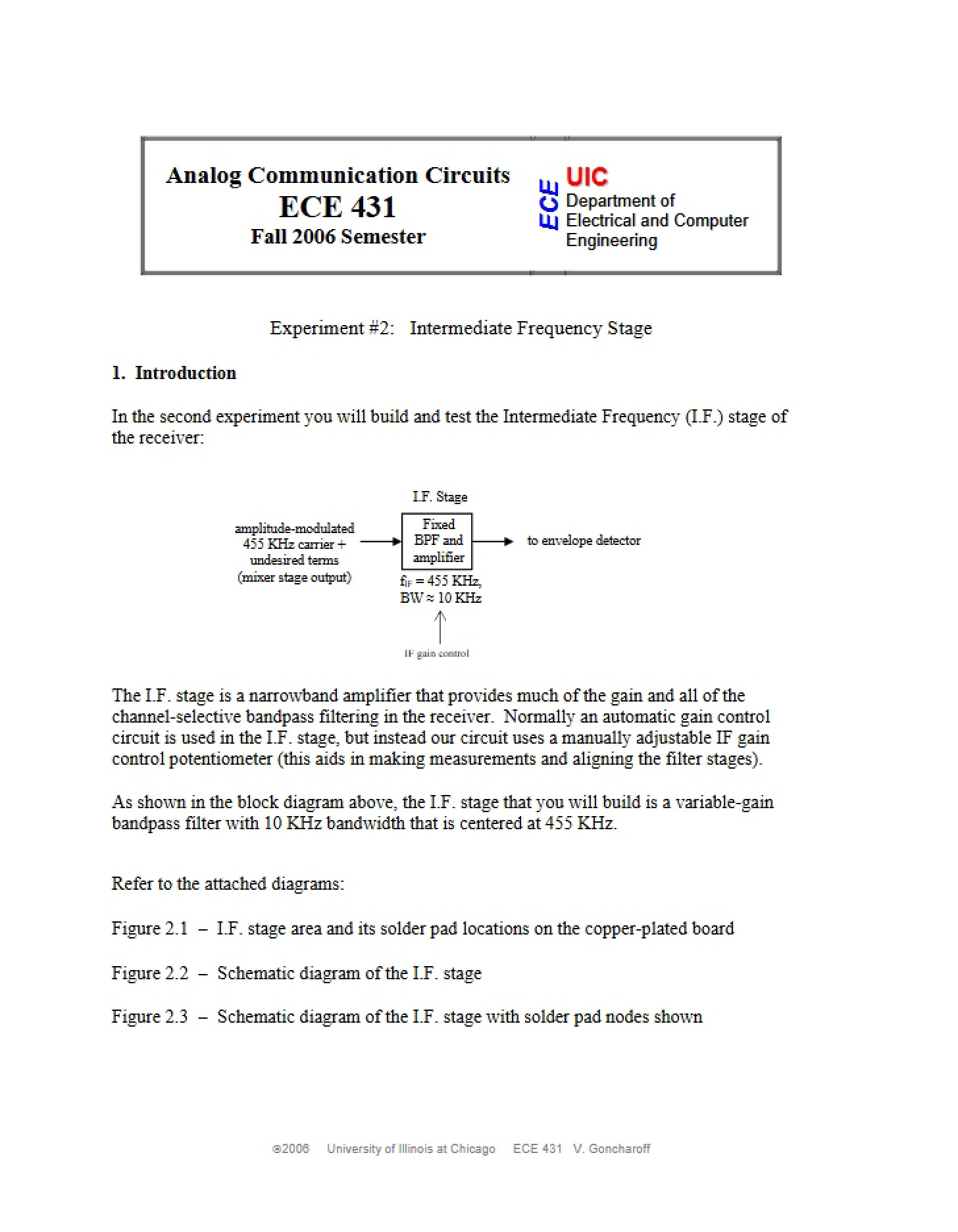 Analog Circuits for Communication